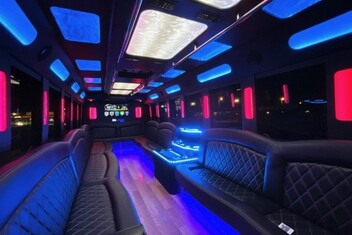 Des Moines Limousine Bus Interior