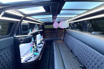 Des Moines Limousine Interior