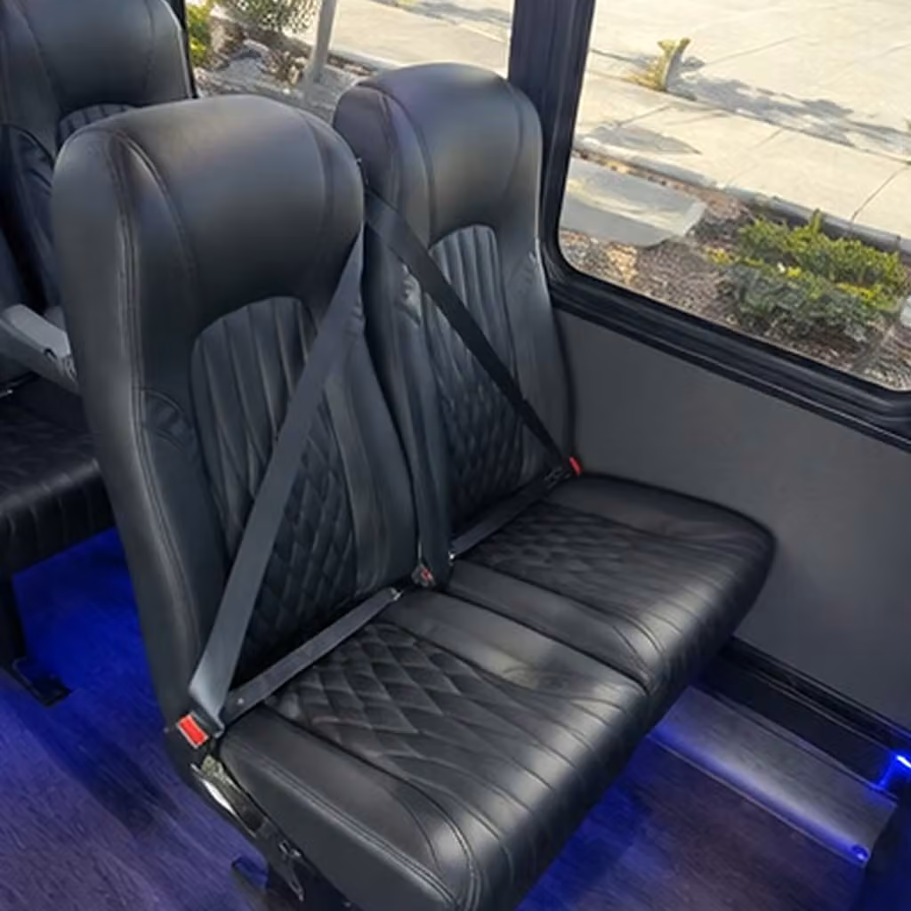 30 passenger minibus interior