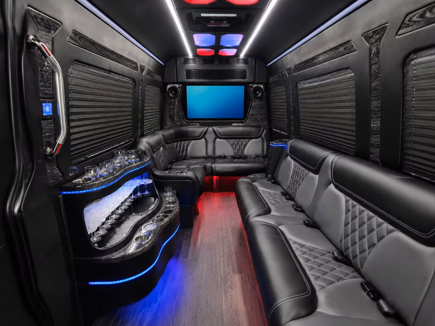 corporate event bus rentals for des moines meetings retreats and team building