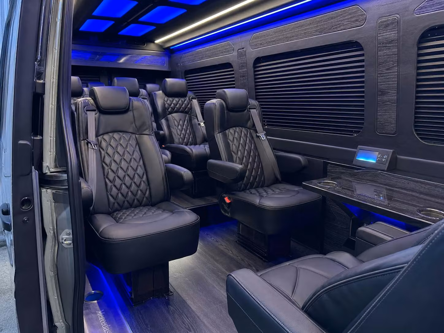 sprinter van transportation for groups and events across des moines