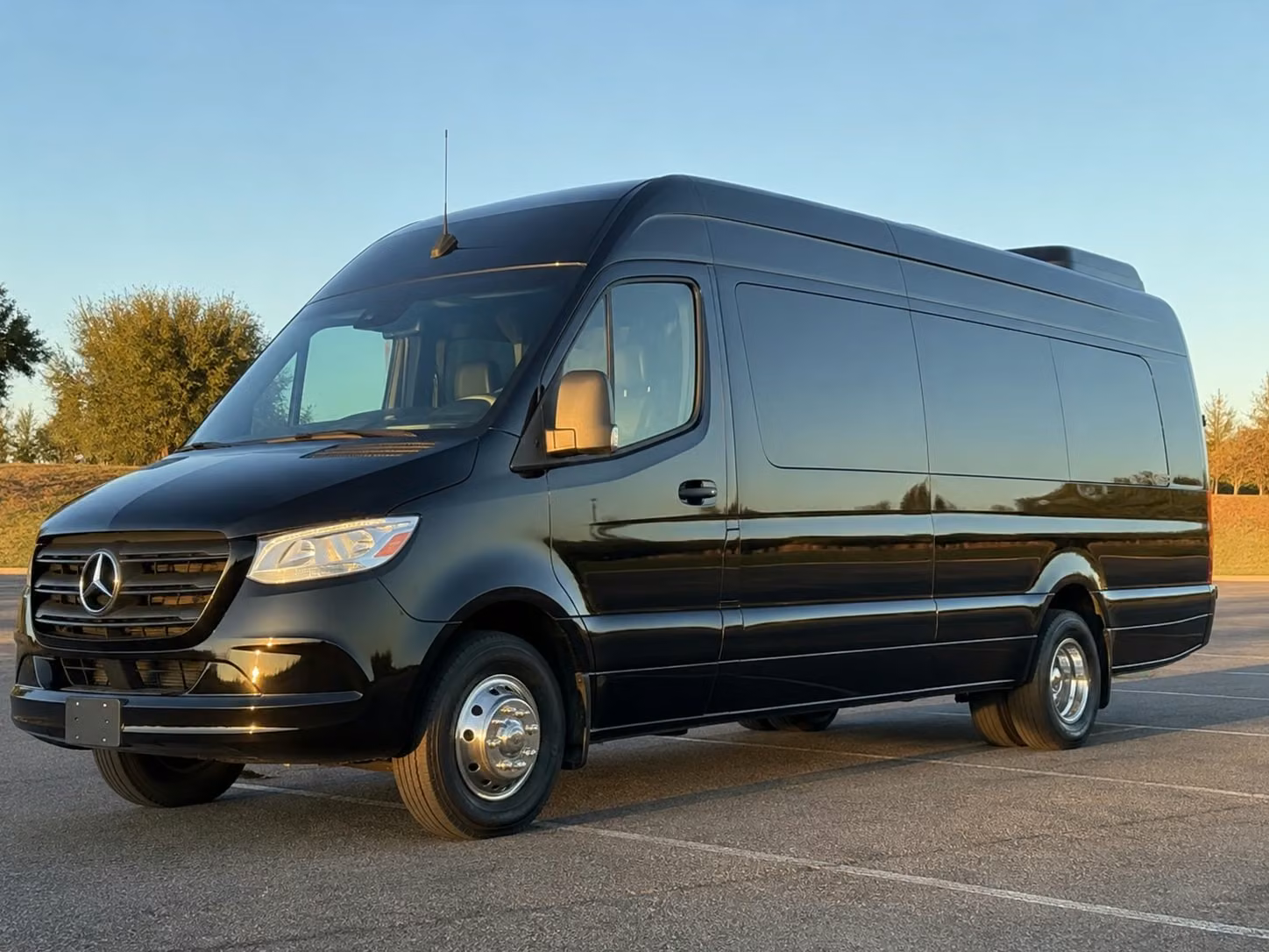 sprinter van with driver